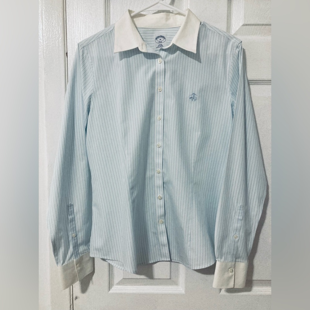 Brooks Brothers women all cotton fitted shirt - size 10